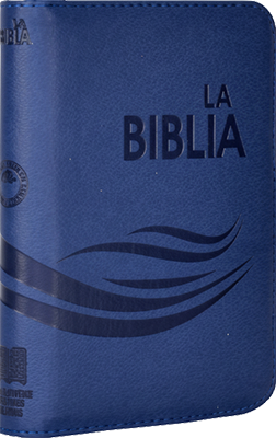 La Biblia  De Forro Azul  Oscura Versión